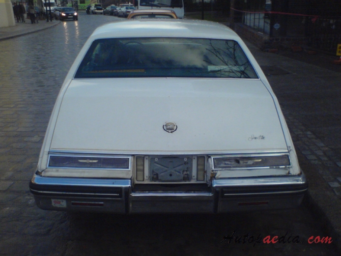 Cadillac Seville 2nd generation 1980-1985 (1985 Commemorative Edition sedan 4d), rear view