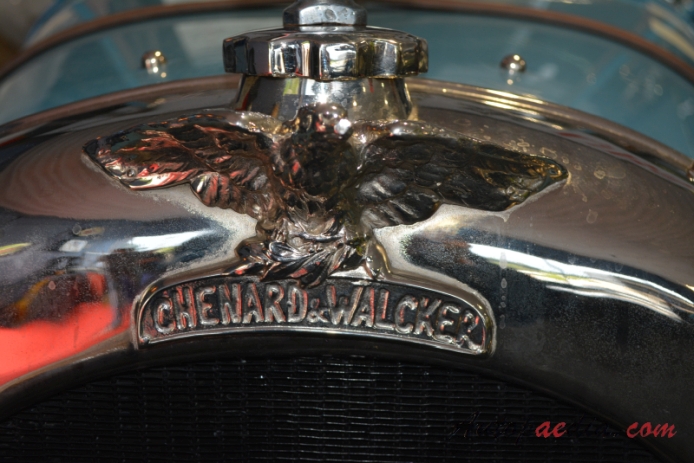 Chenard-Walcker T3 1924 (torpedo), front emblem  
