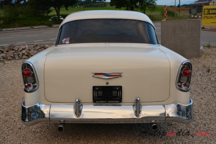 Chevrolet 210 (Two Ten) 2nd generation 1955-1957 (1956 sedan 4d), rear view