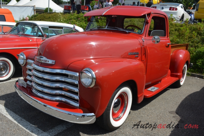 Chevrolet Advance Design 1947-1955 (1949-1950 Chevrolet 3100 pickup 2d), left front view