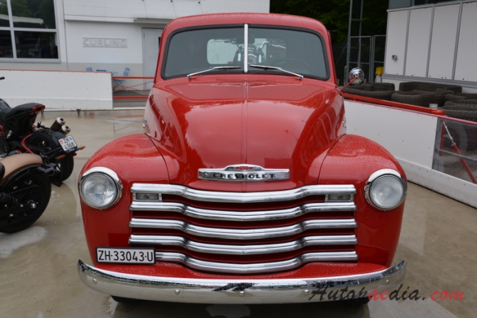 Chevrolet Advance Design 1947-1955 (1949-1950 Chevrolet 3600 pickup 2d), front view