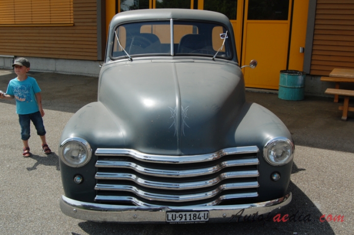 Chevrolet Advance Design 1947-1955 (1949-1950 pickup 2d), przód