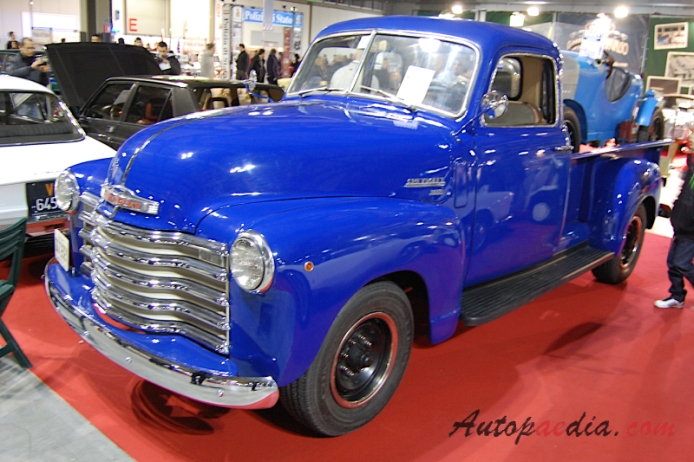 Chevrolet Advance Design 1947-1955 (1950 Chevrolet 3600 pickup 2d), lewy przód