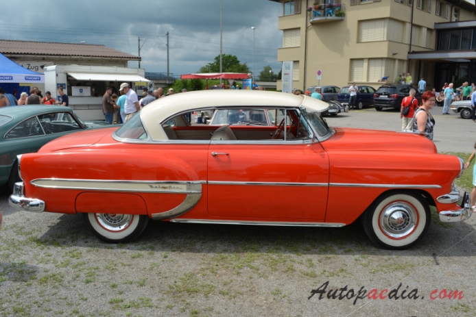 Chevrolet Bel Air 1st generation 1950-1954 (1954 hardtop 2d), right side view