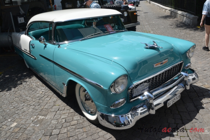 Chevrolet Bel Air 2nd generation 1955-1957 (1955 hardtop 2d), right front view