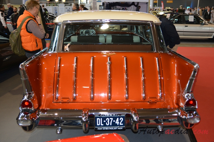 Chevrolet Bel Air 2nd generation 1955-1957 (1957 Nomad Station Wagon 3d), rear view
