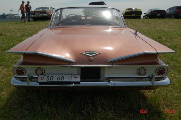 Chevrolet Bel Air 4th generation 1958-1960 (1960 hardtop 2d), rear view