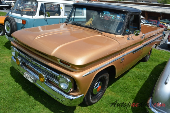 Chevrolet C/K 1. generacja 1960-1966 (1964-1966 Chevrolet C10 Fleetside pickup 2d), lewy przód