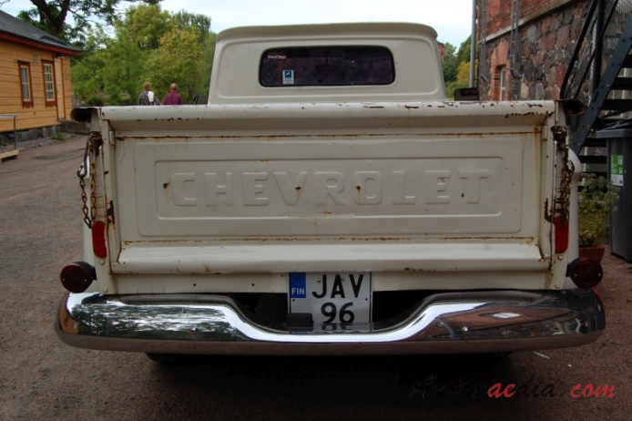 Chevrolet C/K 1. generacja 1960-1966 (1964-1966 Chevrolet C10 Stepside pickup 2d), tył