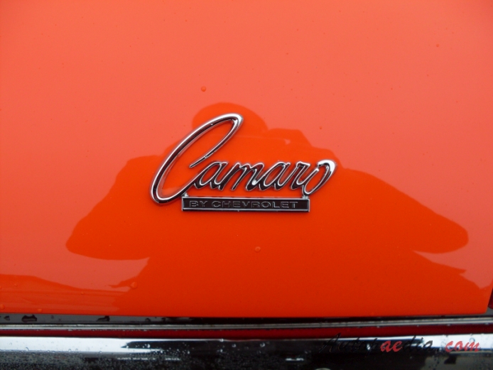 Chevrolet Camaro 1st generation 1967-1969 (1969 Chevrolet Camaro SS 350 Coupé 2d), rear emblem  