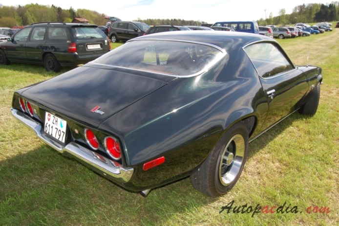 Chevrolet Camaro 2nd generation 1970-1981 (1971-1972 Chevrolet Camaro SS 350 Coupé 2d), right rear view