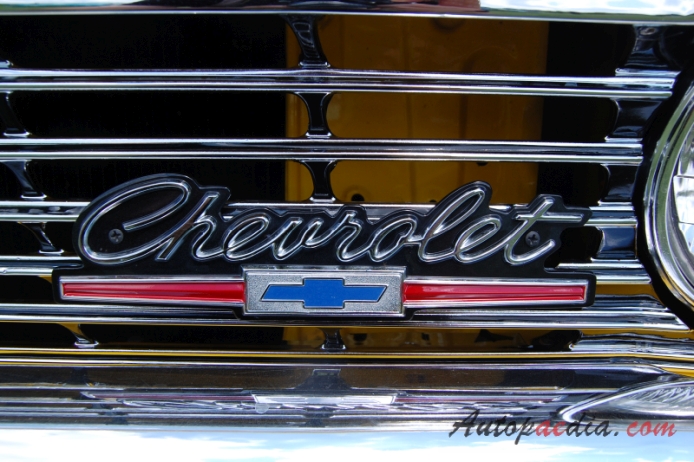 Chevrolet Caprice 1st generation 1966-1970 (1966 hardtop 2d), front emblem  