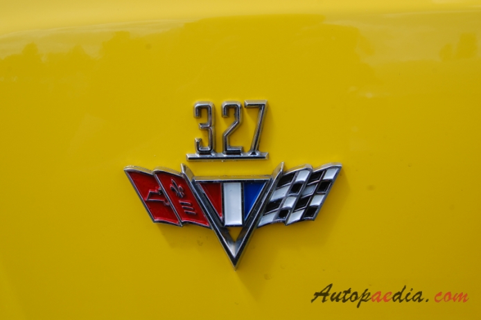 Chevrolet Caprice 1. generacja 1966-1970 (1966 hardtop 2d), emblemat bok 