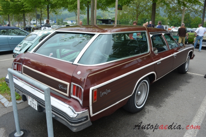 Chevrolet Caprice 2nd generation 1971-1976 (1976 Chevrolet Caprice Estate station wagon 5d), right rear view