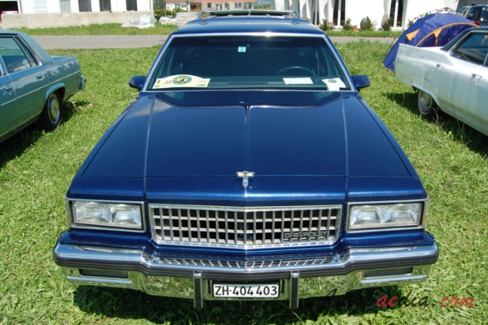 Chevrolet Caprice 3. generacja 1977-1990 (1988 Chevrolet Caprice Classic station wagon 5d), przód