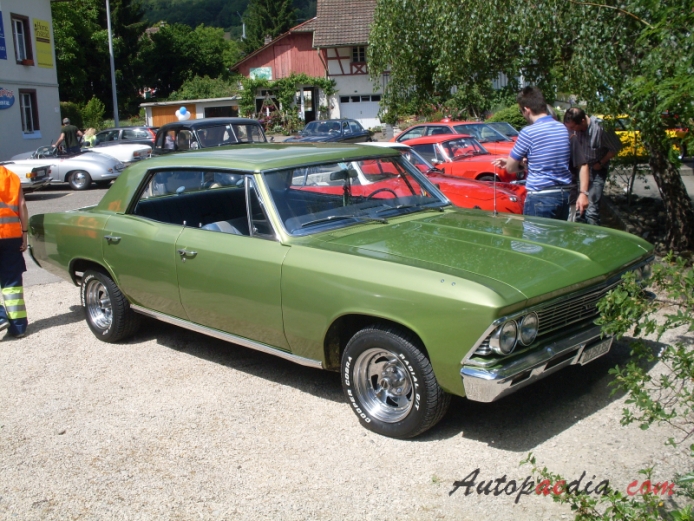 Chevrolet Chevelle 1st generation 1964-1967 (1966 hardtop 4d), right front view