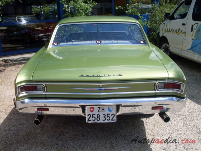 Chevrolet Chevelle 1. generacja 1964-1967 (1966 hardtop 4d), tył