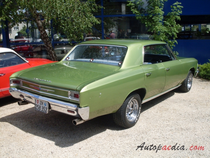 Chevrolet Chevelle 1st generation 1964-1967 (1966 hardtop 4d), right rear view