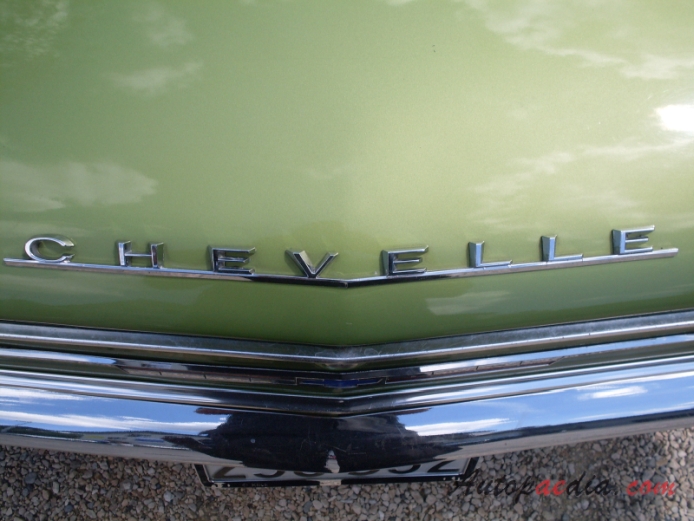 Chevrolet Chevelle 1. generacja 1964-1967 (1966 hardtop 4d), emblemat tył 