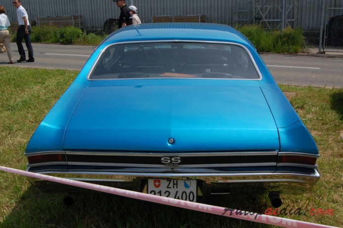 Chevrolet Chevelle 2nd generation 1967-1972 (1968 Chevrolet Chevelle SS-396 Sport Coupé 2d), rear view