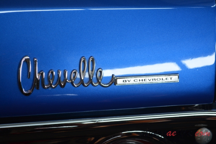Chevrolet Chevelle 2. generacja 1967-1972 (1972 Chevrolet Chevelle SS-454 hardtop Coupé 2d), emblemat tył 