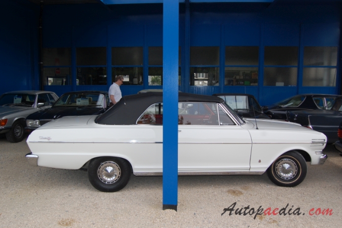 Chevrolet Chevy II 1. generacja 1962-1965 (1962 Chevrolet Chevy II Nova 400 cabriolet 2d), prawy bok