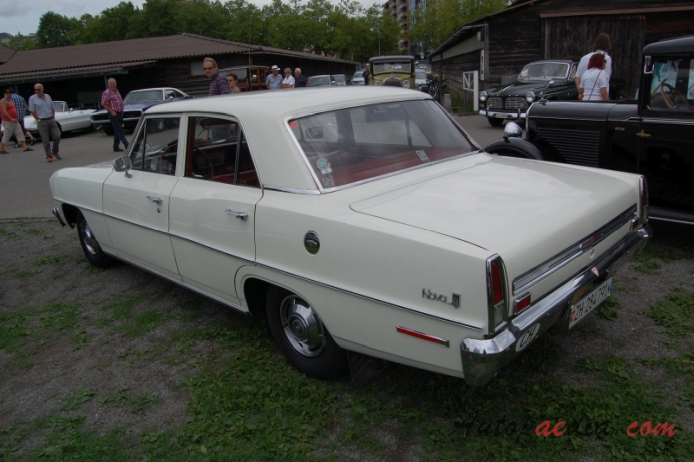Chevrolet Chevy II 2. generacja 1966-1967 (1966 sedan 2d), lewy tył
