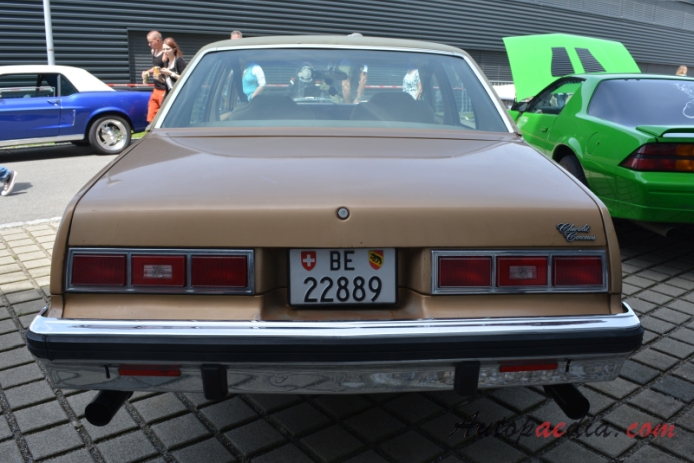 Chevrolet Concours 1976-1977 (1976 sedan 4d), rear view
