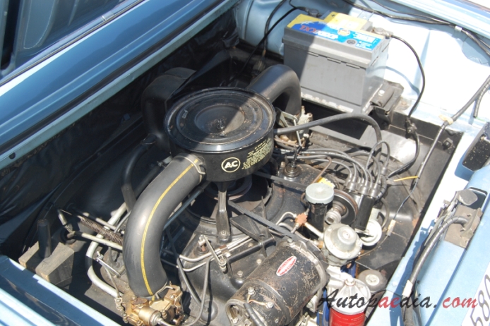 Chevrolet Corvair 1st generation 1960-1964 (1960 sedan 4d), engine  