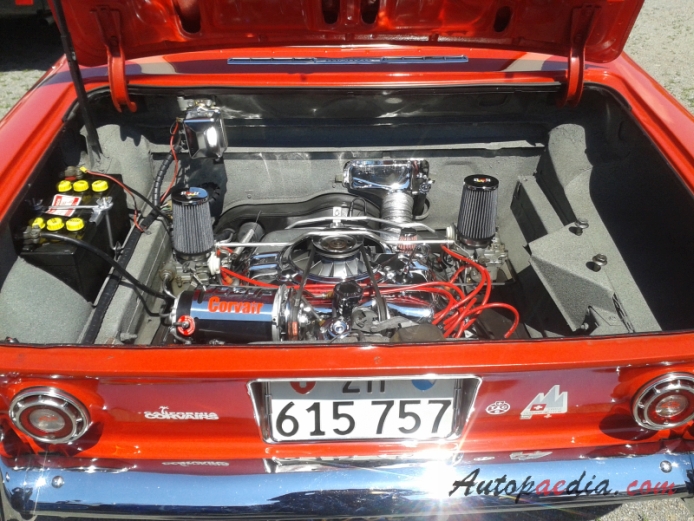 Chevrolet Corvair 1. generacja 1960-1964 (1962-1964 Chevrolet Corvair Monza kabriolet 2d), silnik 