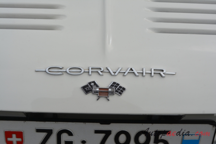 Chevrolet Corvair 1. generacja 1960-1964 (1962-1964 Chevrolet Corvair Monza kabriolet 2d), emblemat tył 