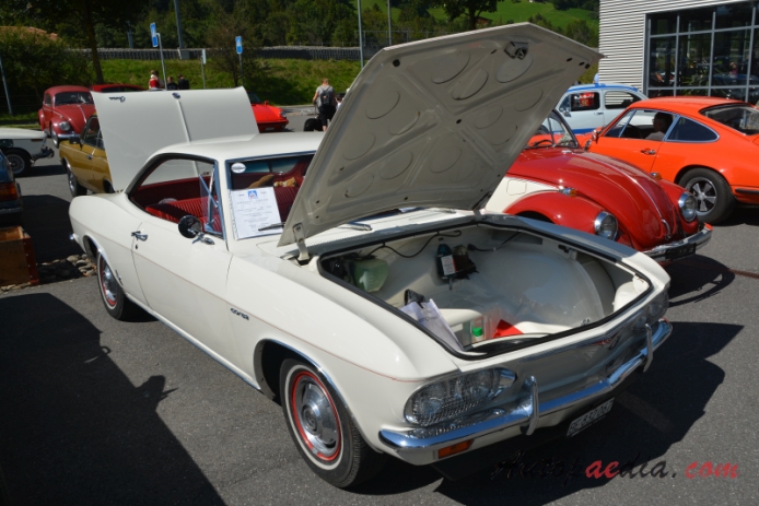 Chevrolet Corvair 2nd generation 1965-1969 (1965 Chevrolet Corvair Corsa Turbo 2.7L hardtop Coupé 2d), right front view
