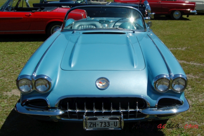 Chevrolet Corvette C1 1953-1962 (1959-1960 convetible 2d), front view