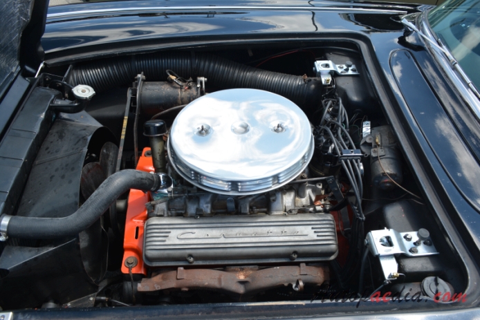 Chevrolet Corvette C1 1953-1962 (1959-1960 convetible 2d), engine  