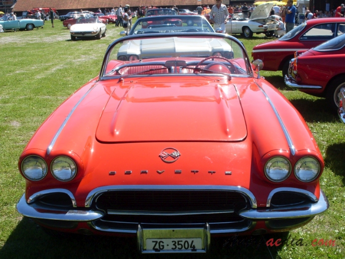 Chevrolet Corvette C1 1953-1962 (1962 convetible 2d), front view
