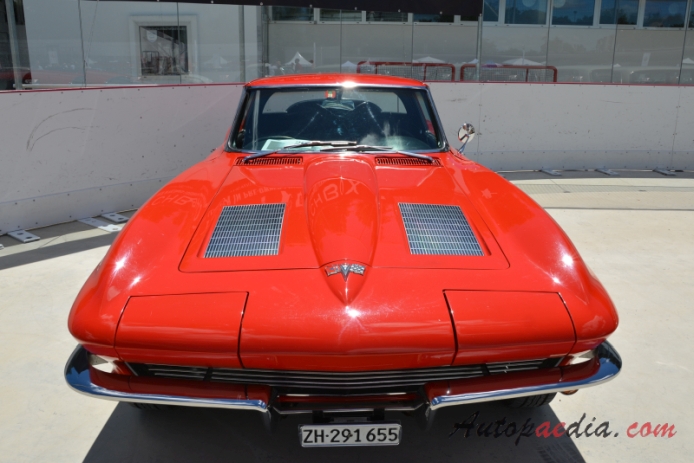 Chevrolet Corvette C2 Sting Ray 1963-1967 (1963 Coupé 2d), front view