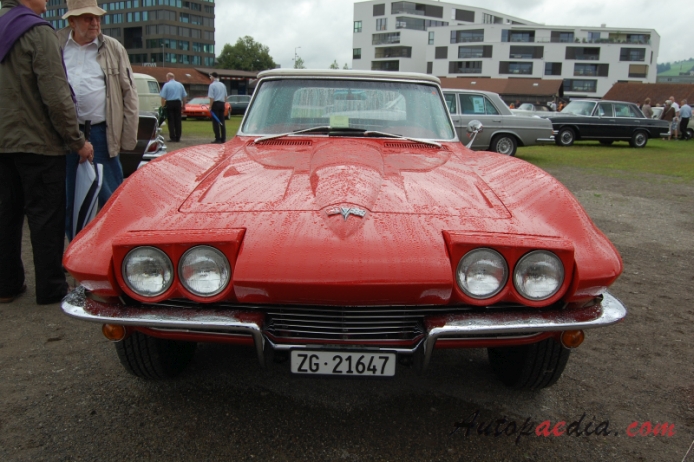 Chevrolet Corvette C2 Sting Ray 1963-1967 (1964 kabriolet 2d), przód
