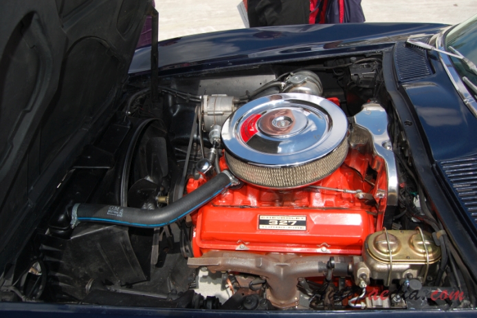 Chevrolet Corvette C2 Sting Ray 1963-1967 (1964 Coupé 2d), silnik 