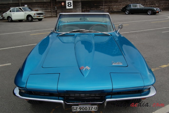 Chevrolet Corvette C2 Sting Ray 1963-1967 (1966 kabriolet 2d), przód