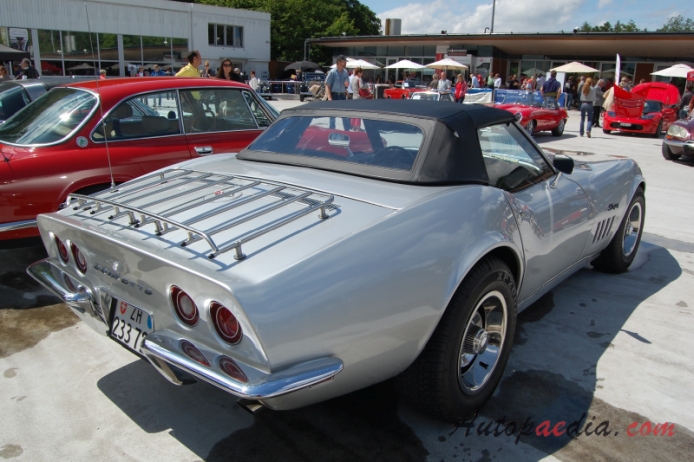 Chevrolet Corvette C3 1968-1982 (1969 Chevrolet Corvette Stingray 350 kabriolet 2d), prawy tył