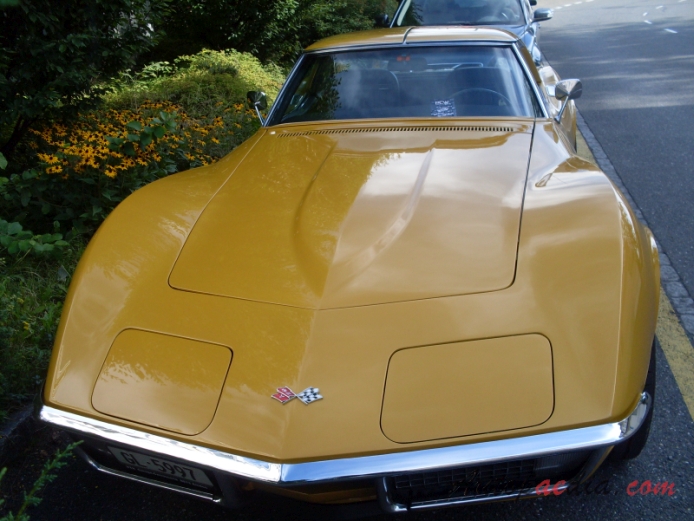 Chevrolet Corvette C3 1968-1982 (1970-1972 Chevrolet Corrvette Stingray T-top Coupé 2d), przód
