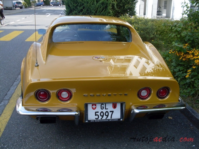 Chevrolet Corvette C3 1968-1982 (1970-1972 Chevrolet Corrvette Stingray T-top Coupé 2d), tył