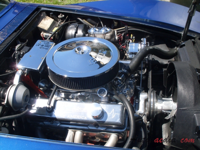 Chevrolet Corvette C3 1968-1982 (1970-1972 Chevrolet Corrvette Stingray T-top Coupé 2d), engine  