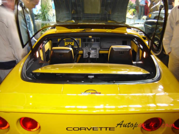 Chevrolet Corvette C4 1984-1996 (1986-1990 targa Coupé 2d), tył