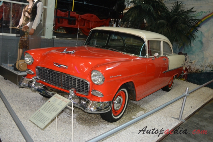 Chevrolet Delray 1954-1958 (1955 sedan 2d), left front view