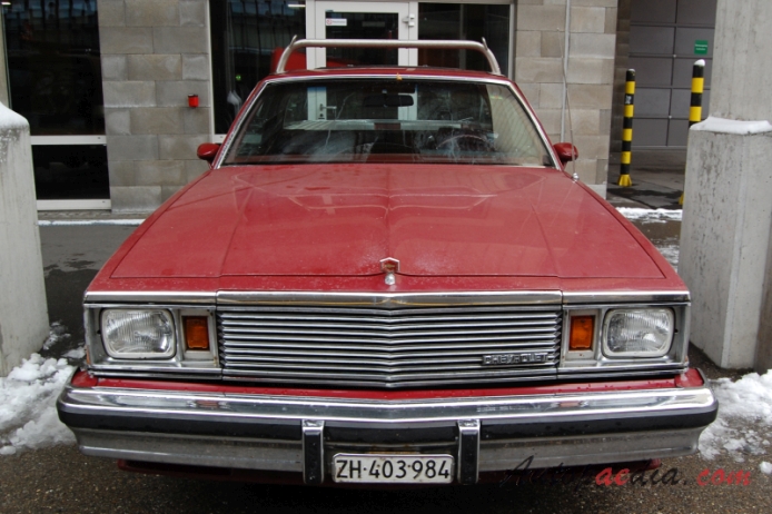 Chevrolet El Camino 5. generacja 1978-1987 (1981 pickup 2d), przód