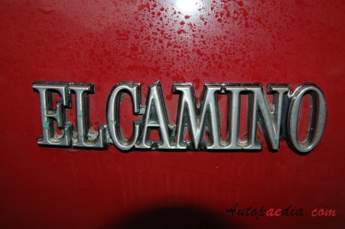 Chevrolet El Camino 5th generation 1978-1987 (1981 pickup 2d), side emblem 
