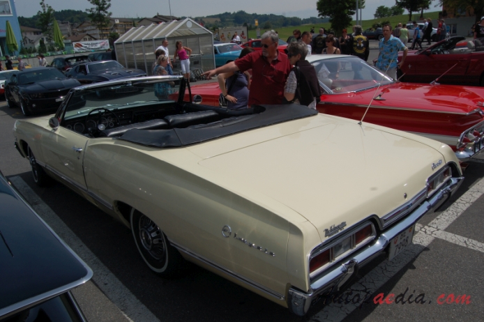 Chevrolet Impala 4th generation 1965-1970 (1967 Chevrolet Impala 327 convetible 2d),  left rear view