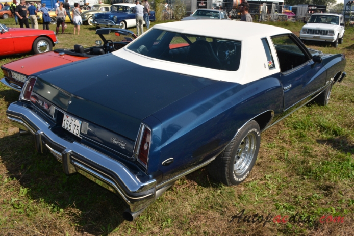 Chevrolet Monte Carlo 2nd generation 1973-1977 (1974 Coupé 2d), right rear view