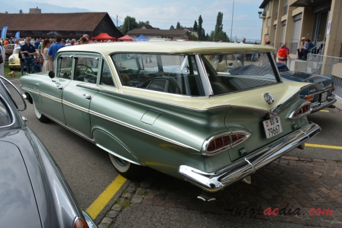 Chevrolet Parkwood 1959-1961 (1959 Station Wagon 5d),  left rear view